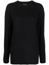 Rag & Bone Elsa Alpaca & Wool-blend Sweater In 黑色