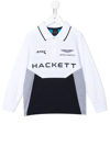 HACKETT LOGO-PRINTED POLO SHIRT