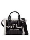 MARC JACOBS THE CRINKLE SHEARLING MINI TOTE