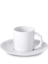 L'objet Haas Mojave Espresso Cup And Saucer In 白色