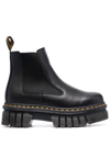 Dr. Martens' Audrick Leather Platform Chelsea Boots In Nero