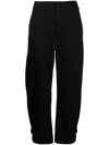 PROENZA SCHOULER WHITE LABEL COTTON TWILL TAPERED TROUSERS