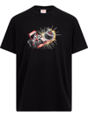 Supreme Crash Print T-shirt In Schwarz