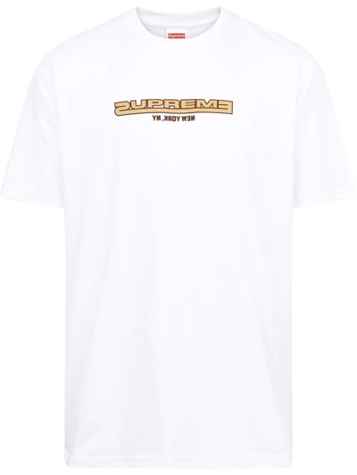 Supreme Connected Logo T-shirt In White