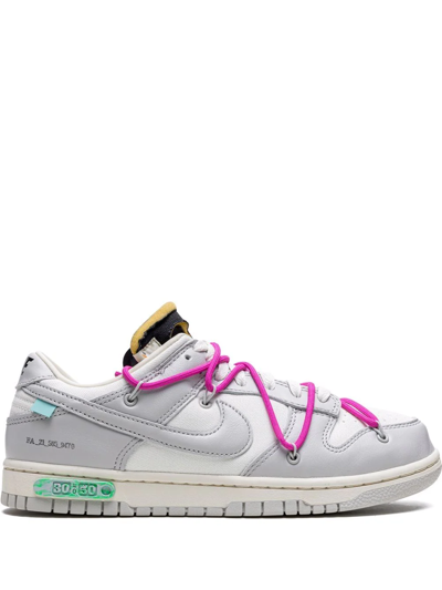 Nike X Off-white Dunk Low Sneakers In Grey