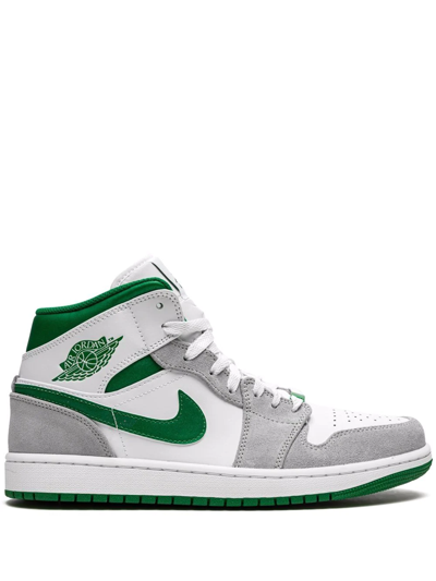 Jordan Air  1 Mid Sneakers In White