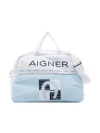 Aigner Logo-print Changing Bag In White