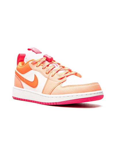 Jordan Kids' Air  1 Low Utility Sneakers In Orange