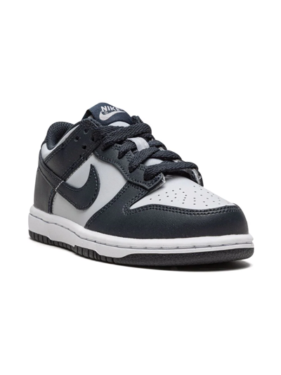 Nike Kids' Dunk Low Lace-up Sneakers In Black
