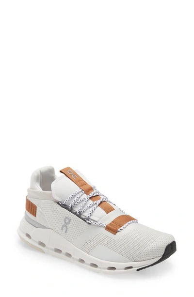On Cloudnova Sneaker In White/ White