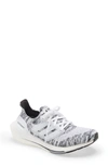 Adidas Originals Ultraboost 21 Running Shoe In White/ White/ Black