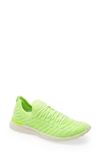 Apl Athletic Propulsion Labs Techloom Wave Hybrid Running Shoe In Energy / Green / Pristine