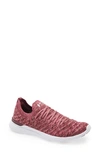 Apl Athletic Propulsion Labs Techloom Wave Hybrid Running Shoe In Burgundy/fusion Pink/melange