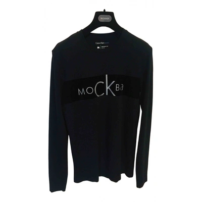 Pre-owned Calvin Klein Knitwear & Sweatshirt In Black