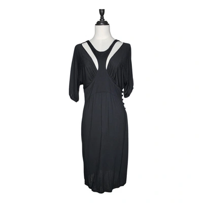Pre-owned Mason Mid-length Dress In Black