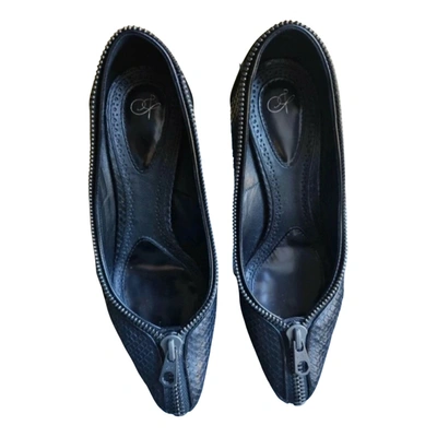 Pre-owned Proenza Schouler Leather Heels In Black