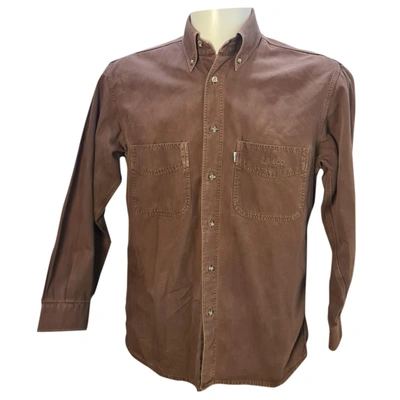 Pre-owned Levi's Shirt In Brown