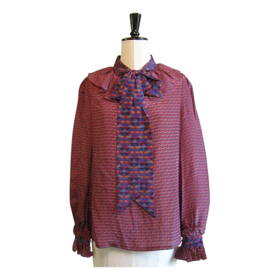 Pre-owned Marc By Marc Jacobs Silk Blouse In Multicolour