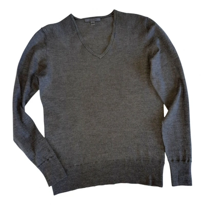 Pre-owned John Varvatos Wool Pull In Grey