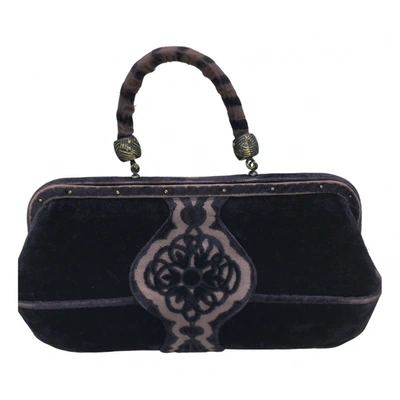 Pre-owned Roberta Di Camerino Velvet Handbag In Purple