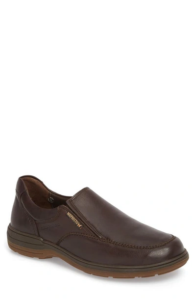 Mephisto Davy Hydroprotect Waterproof Slip-on Men) In Dark Brown