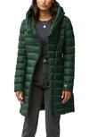 Soia & Kyo Women's Asymmetric Hooded Down Puffer Coat In Evergreen