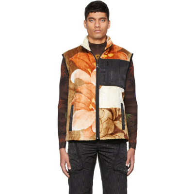 Marine Serre Multicolor Blankets Gilet Vest In 10 Multicolor