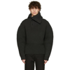 BOTTEGA VENETA GREY KNIT JUMPER TURTLENECK