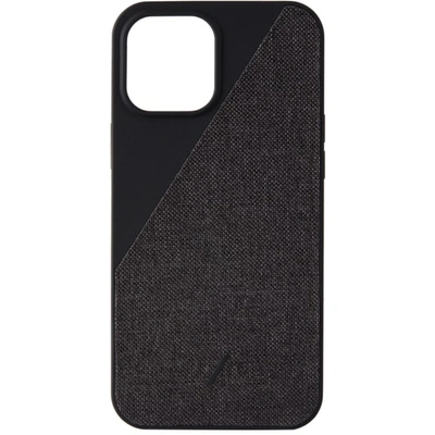 Native Union Black Clic Canvas Iphone 12 Pro Max Case