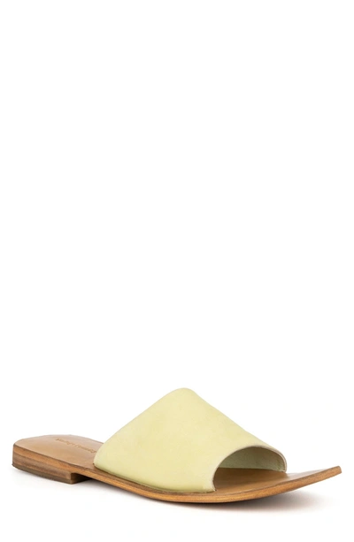Vintage Foundry Torie Slide Sandal In Pastel Green