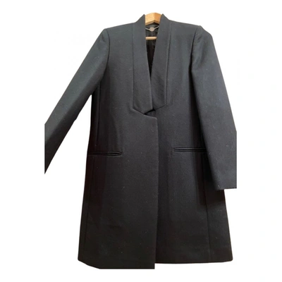 Pre-owned Stella Mccartney Wool Coat In Black