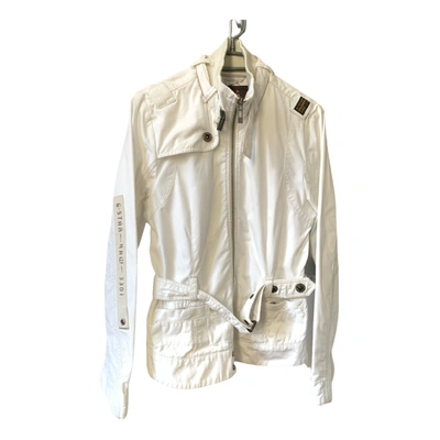 Pre-owned G-star Raw Jacket In White
