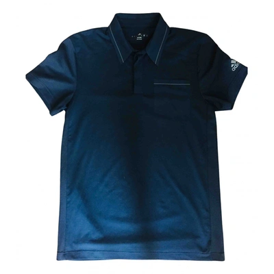Pre-owned Adidas Originals Polo Shirt In Blue