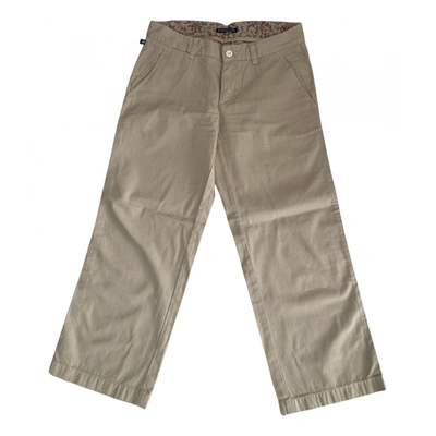Pre-owned Polo Ralph Lauren Trousers In Camel