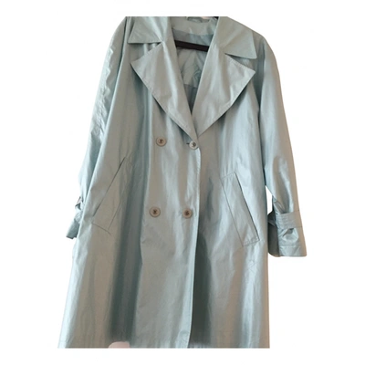 Pre-owned Mirae Coat In Green