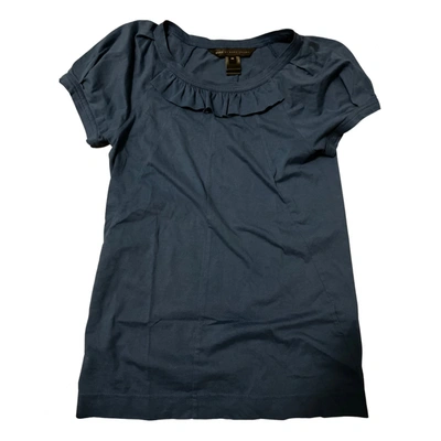 Pre-owned Marc By Marc Jacobs T-shirt In Blue