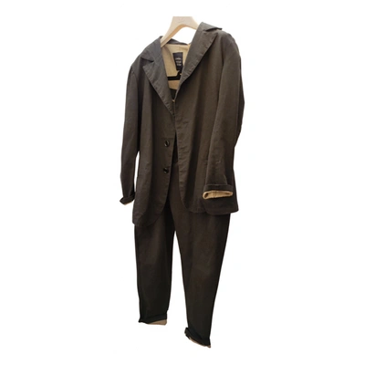 Pre-owned Yohji Yamamoto Suit Jacket In Khaki