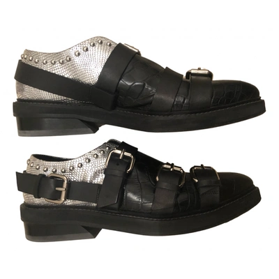 Pre-owned Antonio Marras Leather Lace Ups In Black