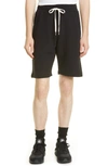 John Elliott Crimson Straight-leg Track Shorts In Black