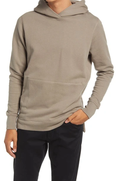 John Elliott Villain Slim Fit Fleece Hoodie In Dust