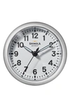 Shinola Desk Clock In White