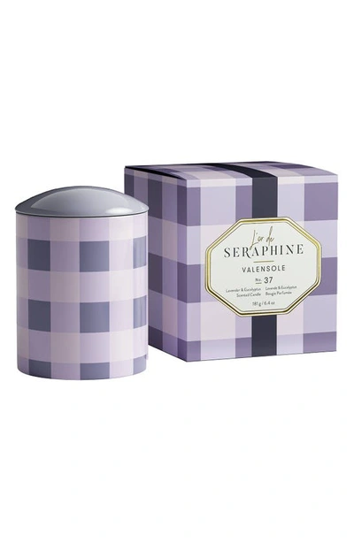 L'or De Seraphine Medium No. 37 Valensole Ceramic Jar Candle In Purple