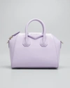 GIVENCHY ANTIGONA MINI BOX CALFSKIN SATCHEL BAG, BRIGHT PINK,PROD165780448