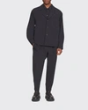 3.1 Phillip Lim Black Unconstructed Shirt Jacket In Black