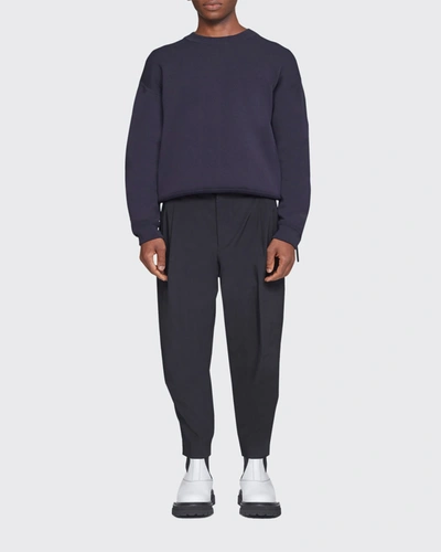 3.1 Phillip Lim / フィリップ リム Men's Drop-crotch Tapered Trousers In Black