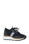 Otbt Speed Wedge Sneaker In Black