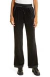 NICOLE MILLER COTTON VELOUR FLARE trousers,CP19545