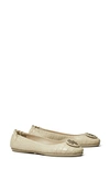 Tory Burch Minnie Travel Ballet Flat In Jamaica Sand