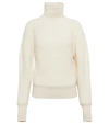 Nanushka Miah Wool-blend Turtleneck Sweater In Ecru