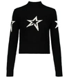 Perfect Moment Cable Underwear Sweater Black In Black